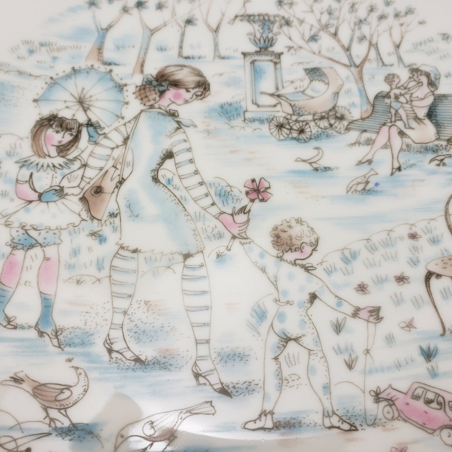 Haviland Limoges 3 Mother's Day Plates 1973 Breakfast 1974 The Wash & 1975 Park