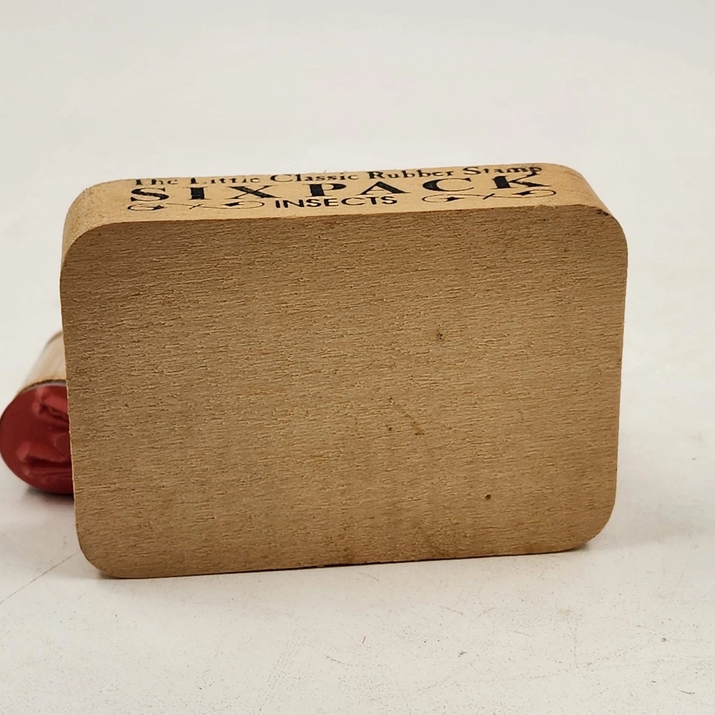 Little Classic Rubber Stamp Set 6 Piece Insects & Flowers Mixed Vintaga Craft