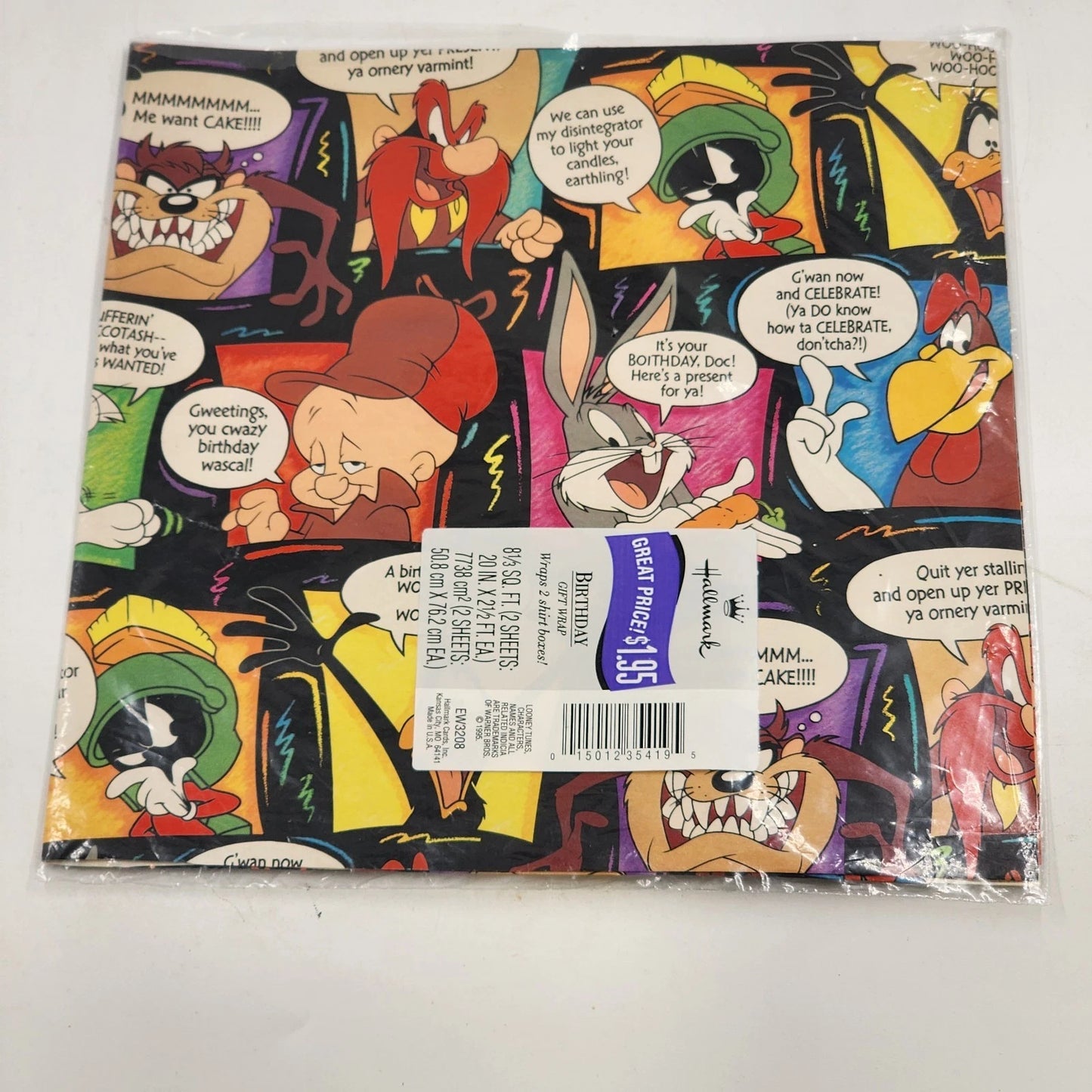 Lot of 4 Gift Wrap Packs Celebrations by Gibson & Hallmark Assorted Designs New