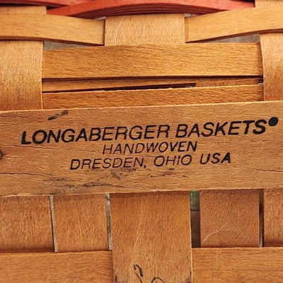 Longaberger 2000 Mother's Day Early Blossom Basket Fabric Liner Protector 11"