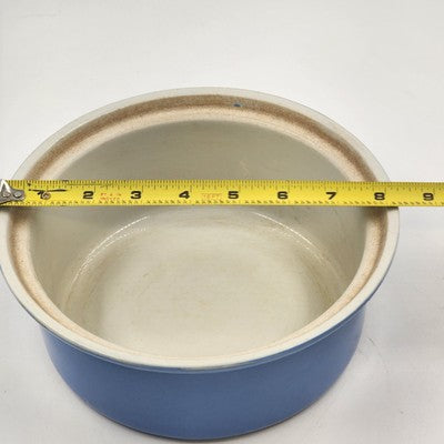 Hall Light Blue Ceramic Casserole Dish No Lid Kitchenware High Quality 8"x4" USA