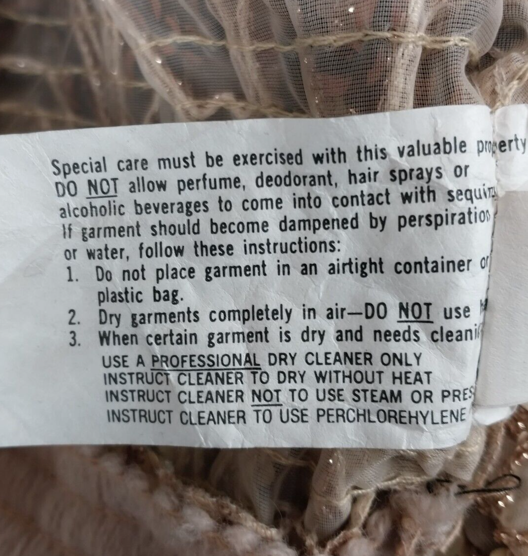 Sequin Dolman Sleeve Blouse Size M Semi Sheer Elastic Cuffs and Hem