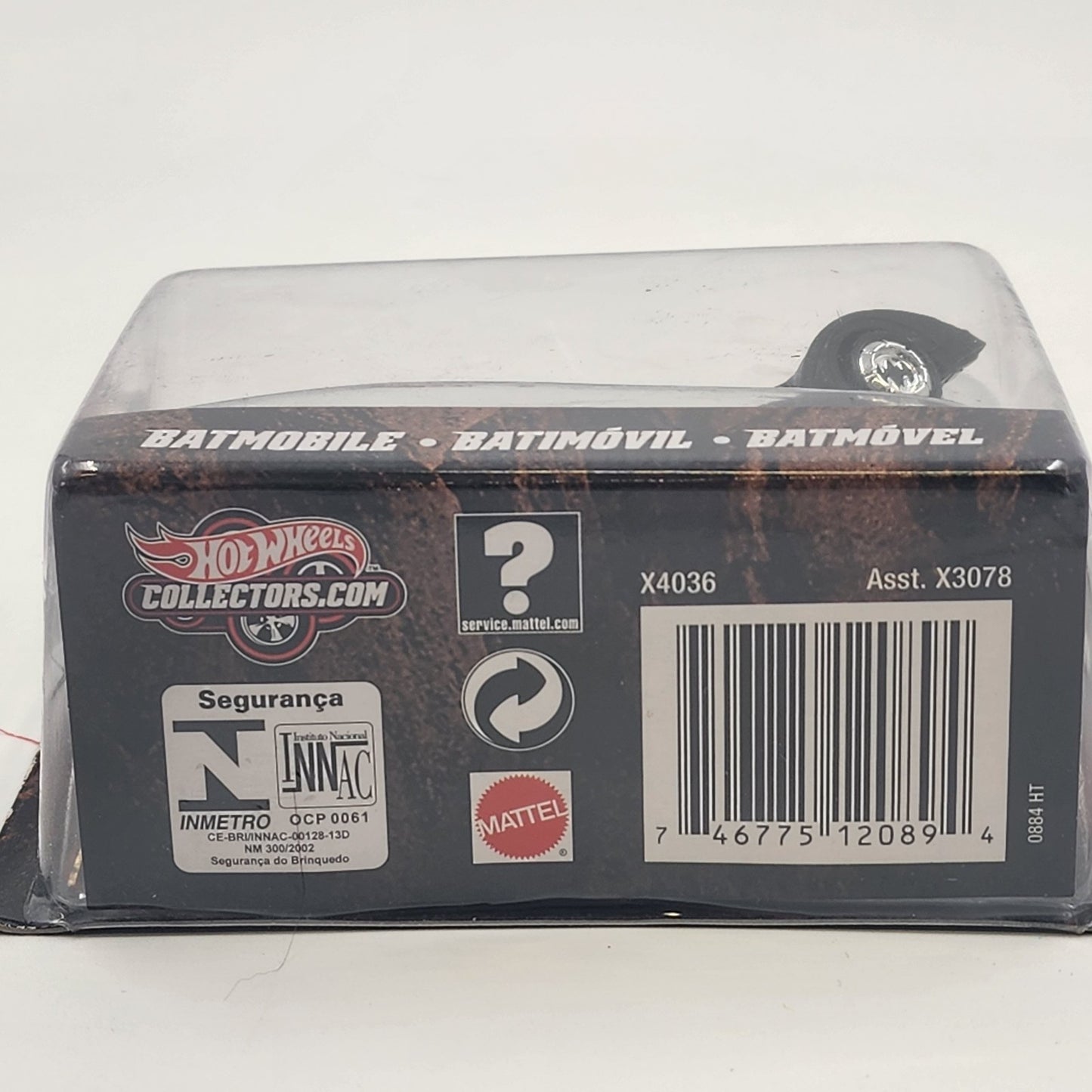 Mattel X4036 Hot Wheels Batman Forever Black Batmobile Sealed Collectible 2011