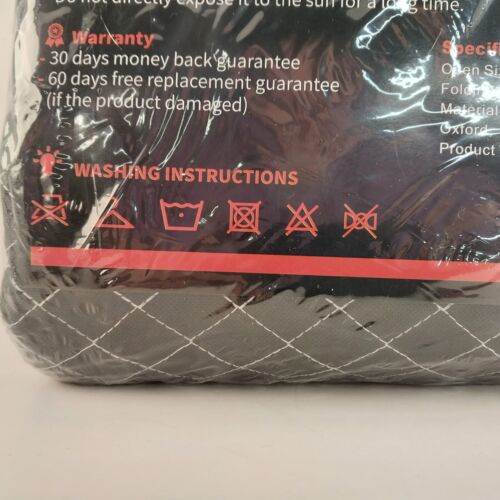 Black Dog Car Seat Cover for Back Seat 100% Waterproof 600D Scratch Resistant