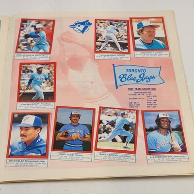 1982 Topps Baseball Sticker Album Gary Carter Cover 215/260 Stickers 83% Filled
