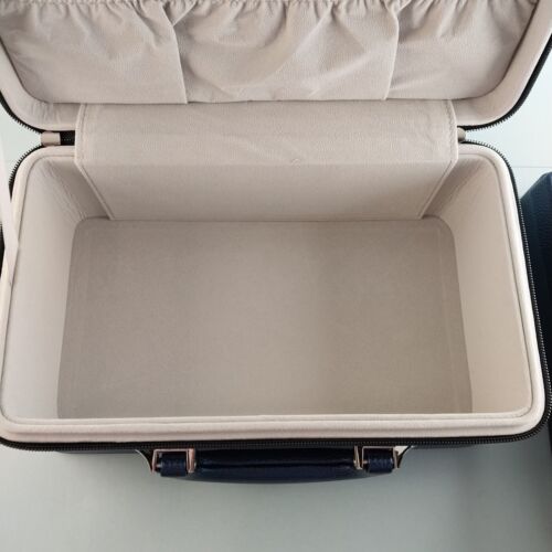 Jewelry Case Travel Handmade PU Leather Velvet 3 Layer Tray Organizer Display