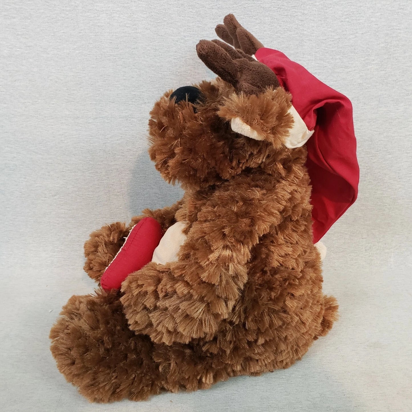 Pier 1 Imports Plush Moose 19” Christmas Shelf Sitter Stuffed Reindeer Soft Toy