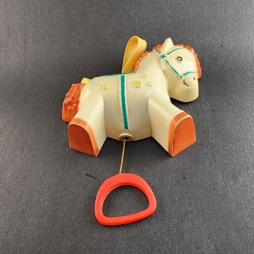 Fisher Price Crib Toy Pony Music Box 190 Schubert's Cradle Song Vintage 1968