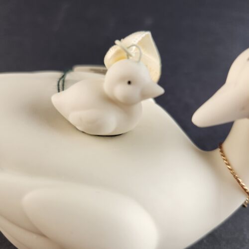 Department 56 Snow Babies FROSTY FROLIC 2000 Bisque Porcelain Goose Ornament