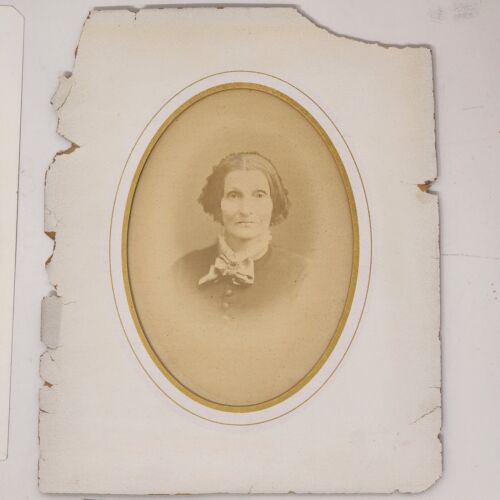2 Vintage Cabinet Card Photos Old Couple Portrait Man Woman Original Prints