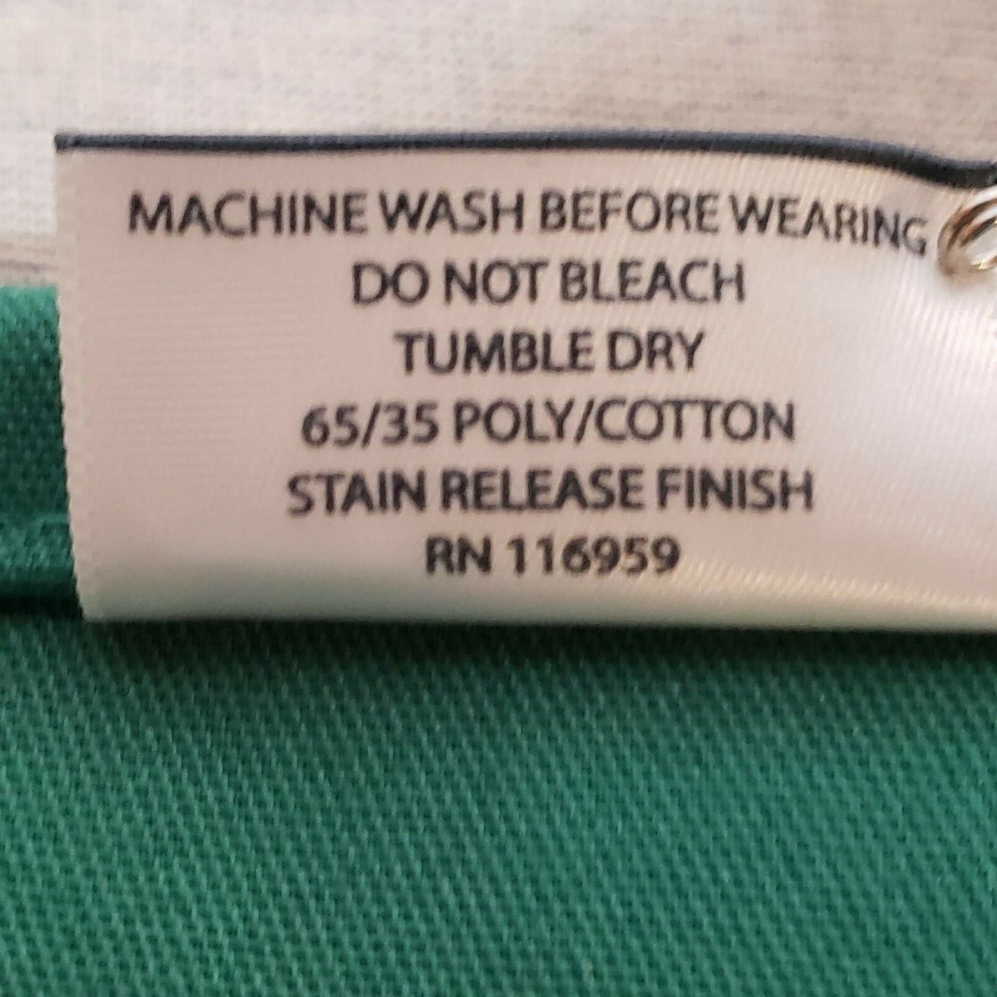 Medium Green Waist Server Apron 3 Pockets Poly/Cotton 11"L x 23" Fame Fabrics F9