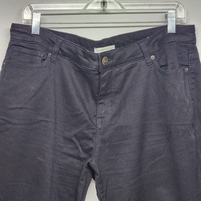 Westport 1962 Women's Black Straight Leg Stretch Denim Jeans 16 Petite High Rise