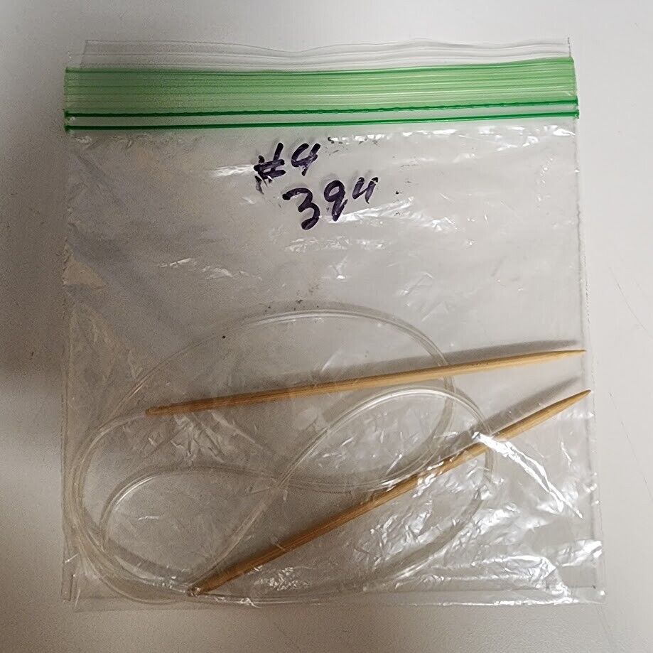 Circular Knitting Needle Bamboo Plastic Metal Size 0 - Size 7 Length 16" - 32"