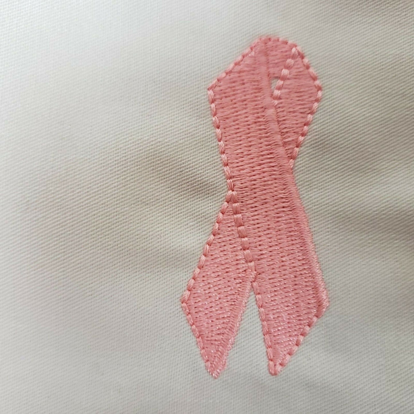 Breast Cancer Awareness Pink Ribbon Pink Bib Apron 3 Pocket 28"W x 24"L Adj Neck