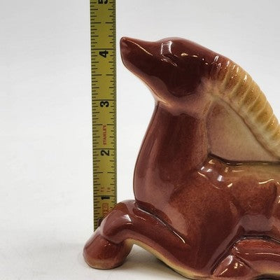 Shawnee Pottery Vase 613 Gazelle Antelope Planter Statue Animal MCM USA