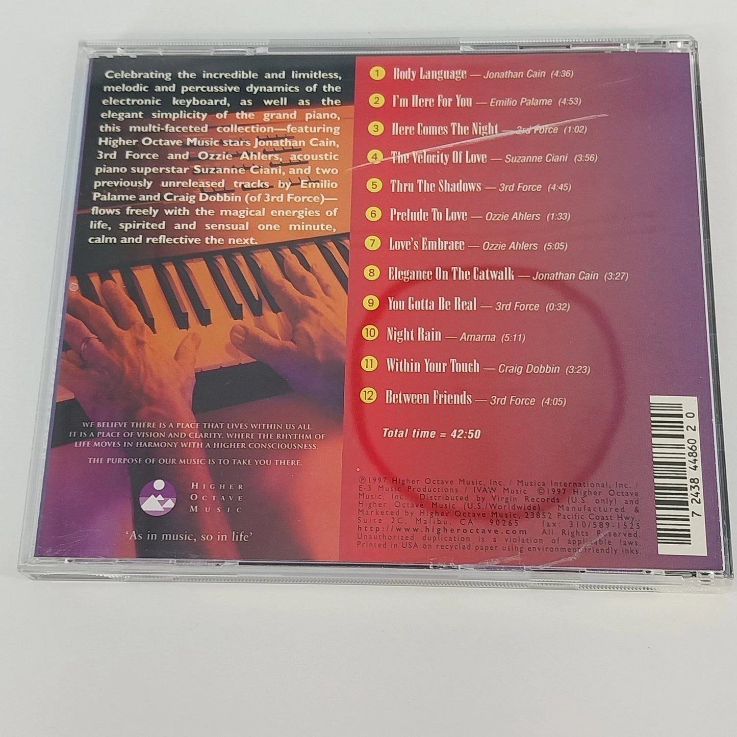 Higher Octave Smooth Grooves & Keys To The Heart 3 CD New Age Jazz Compilations