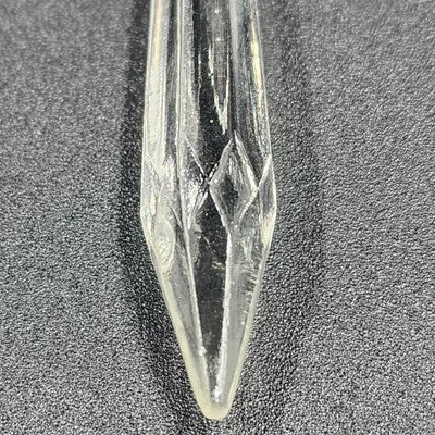 12 Rock Icicle Spear Drop Chandelier Crystals 3.2" Glass Prisms