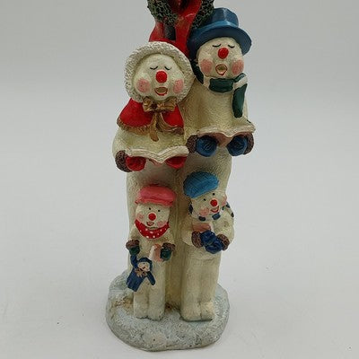 Windsor Collection Snowman Carolers Figurine 12" w/ Box Christmas