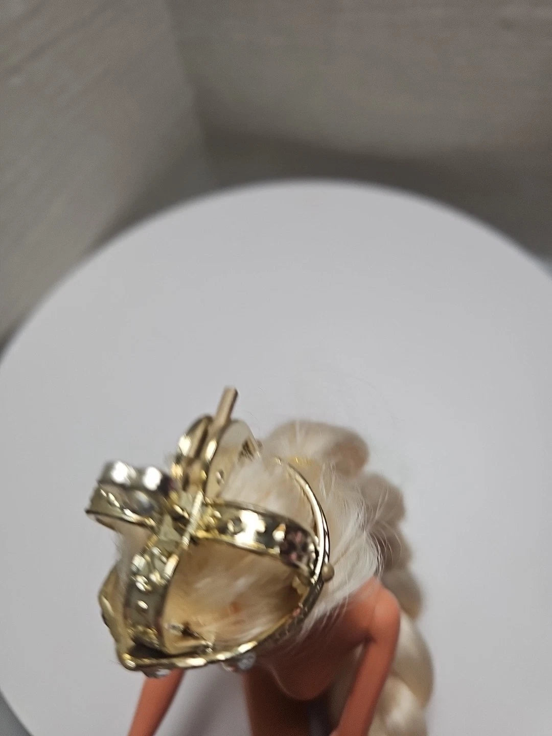 Barbie Rapunzel Doll 1997 Long Blonde Hair Crown Mattel