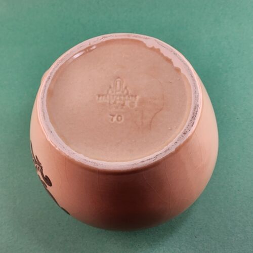 Pfaltzgraff Village 70 Bean Pot w Lid Tan with Brown 7"x 6¾" USA Vintage