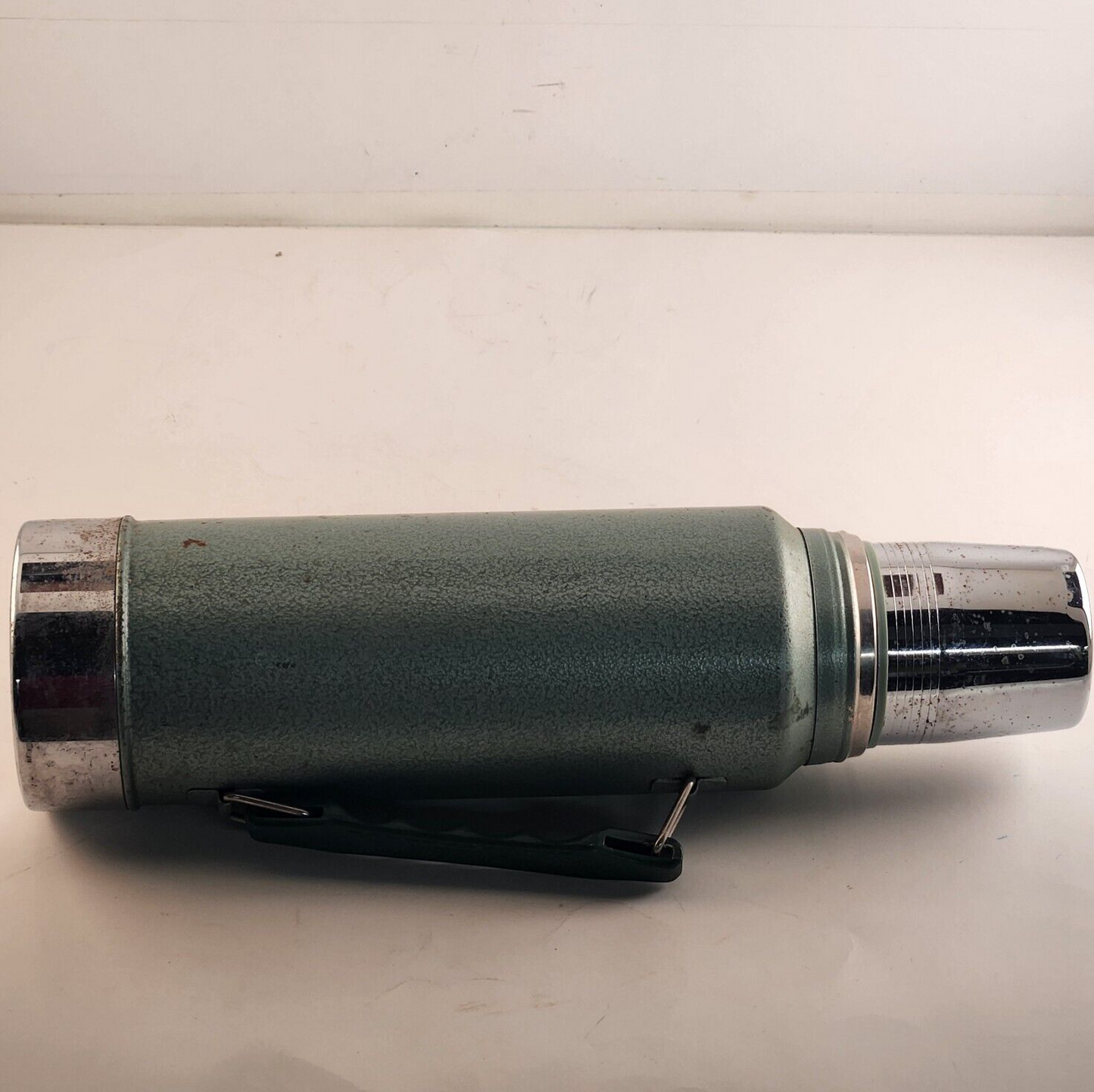 Vintage Stanley Aladdin Thermos A-944DH Green 32oz Hot Cold USA Quart