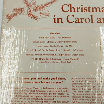Christmastime in Carol & Song Stereo RCA PRS-271 Vinyl LP Record Special Edition