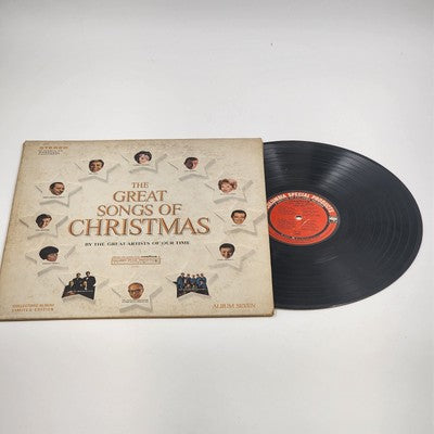 10 Christmas Record Albums Multi Artist LP Vinyl Records 50's 60's Standard VTG