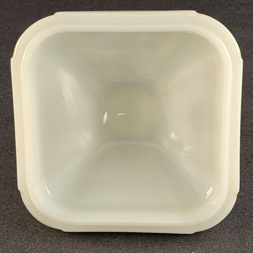 Milk Glass Wedding Box Candy Dish Pedestal Compote w Lid Gold Decorations Roses