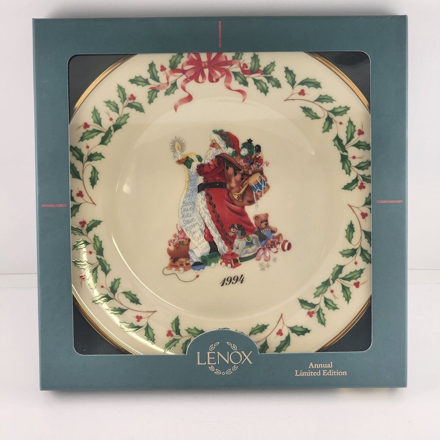 Lenox 1990's Annual Collector Holiday Plates Choice of 1st to 8th in Series NIB