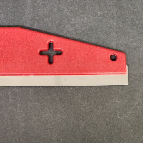Red Multipurpose Painter's Trim Guard 24" Size Metric and Std Marks Blade Guard