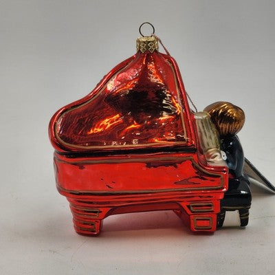 Kurt Adler 1999 Ornament Blown Glass Ray Stevens Everything Is Beautiful Joy to The World