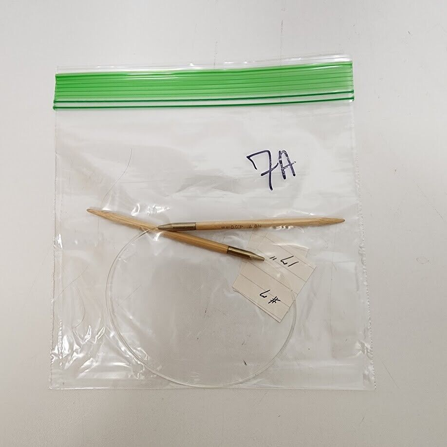 Circular Knitting Needle Bamboo Plastic Metal Size 0 - Size 7 Length 16" - 32"