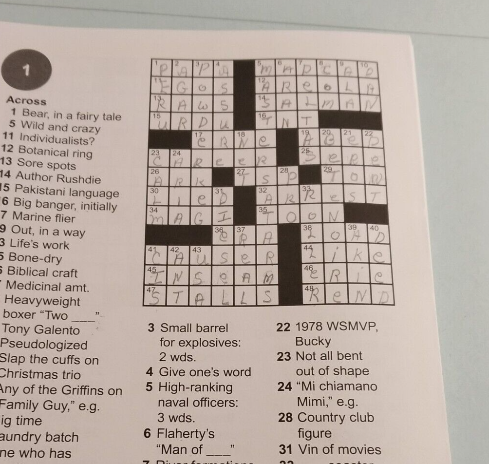 3 Large Print Crosswords PennyPress No 63 Arcturus Big Book Kappa Special Vol 9