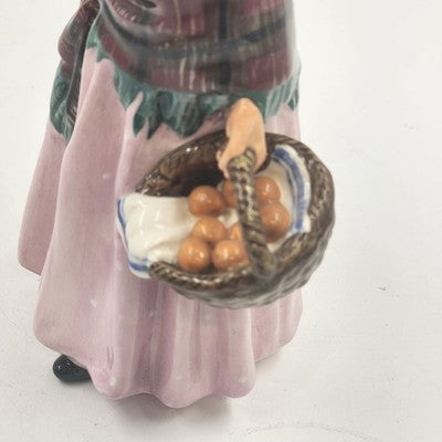 Royal Doulton HN1759 The Orange Lady Figurine Pink Tartan 1936