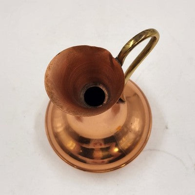 Lombard Copper Pitcher Made in England 6.5" Tall Decorative Jug Vase