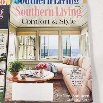 8 Southern Living Magazine Editions Including March to October 2021 By Meredith