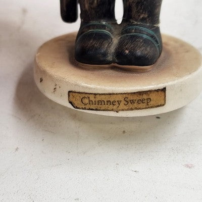 Goebel Hummel Chimney Sweep #12 TMK 2 2/0 Crazing Present 4" 1950's W Germany
