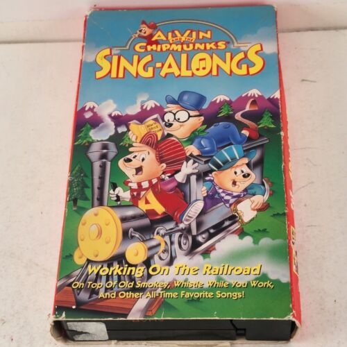 Alvin and the Chipmunks Working on the Railroad VHS 1994 Family Fun