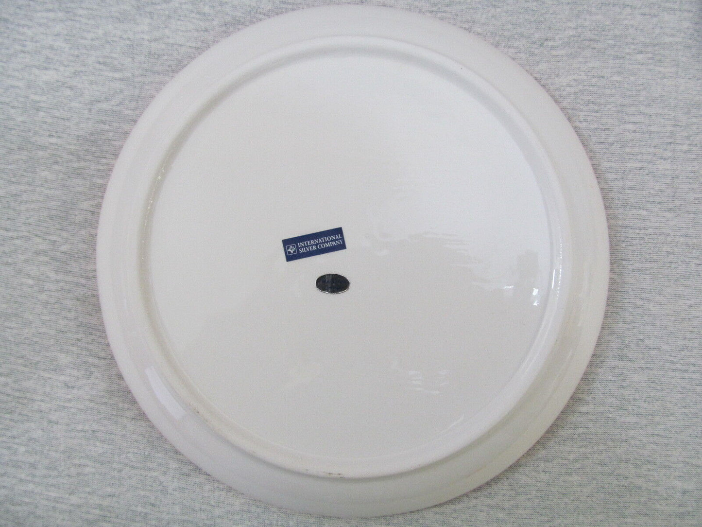 Set of 4 Christmas Tree Desert Plates International Silver Co 8" Diameter
