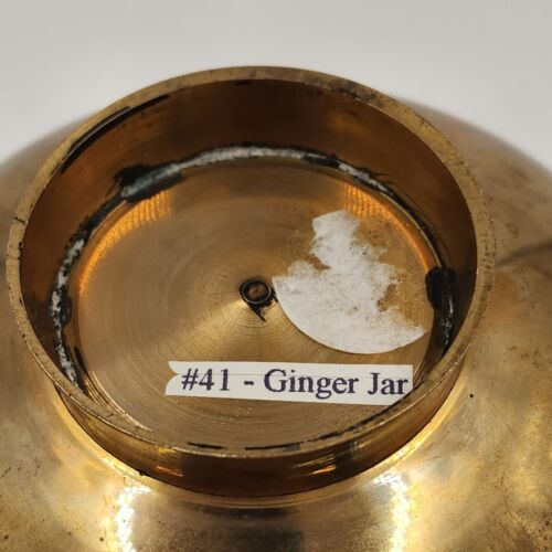 Small Solid Brass Enamel Bowl 3 Parrots and Floral Image 4" Across x 1.25" High