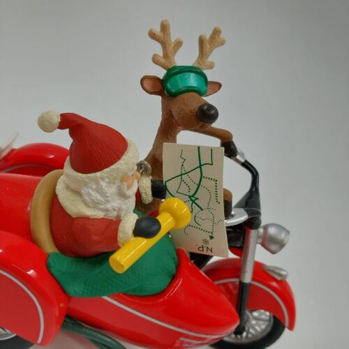 Hallmark Keepsake 1997 Christmas Ornament Magic Motorcycle Chums w Light Vtg