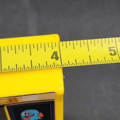 PAC-MAN Bandai Hand-Held Yellow Video Game 09521 Namco Tested Works 2"x4"