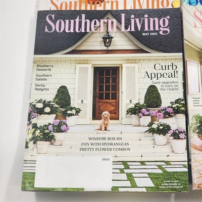 8 Southern Living Magazine Editions Including March to October 2021 By Meredith