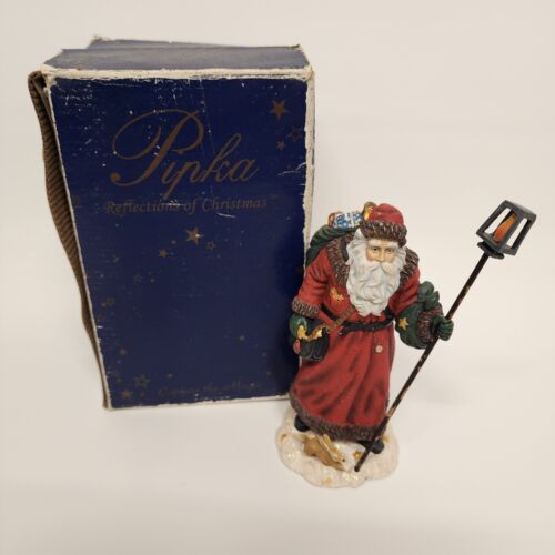 Pipka Star Catcher Santa Figurine Reflections of Christmas No 876/9700 Vtg 1997