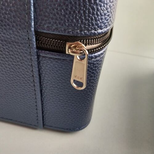 Jewelry Case Travel Handmade PU Leather Velvet 3 Layer Tray Organizer Display