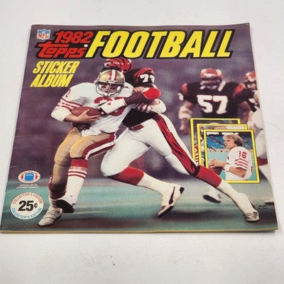 1982 Topps Football Sticker Album Vintage 64/289 Stickers 22% Filled NFL Players