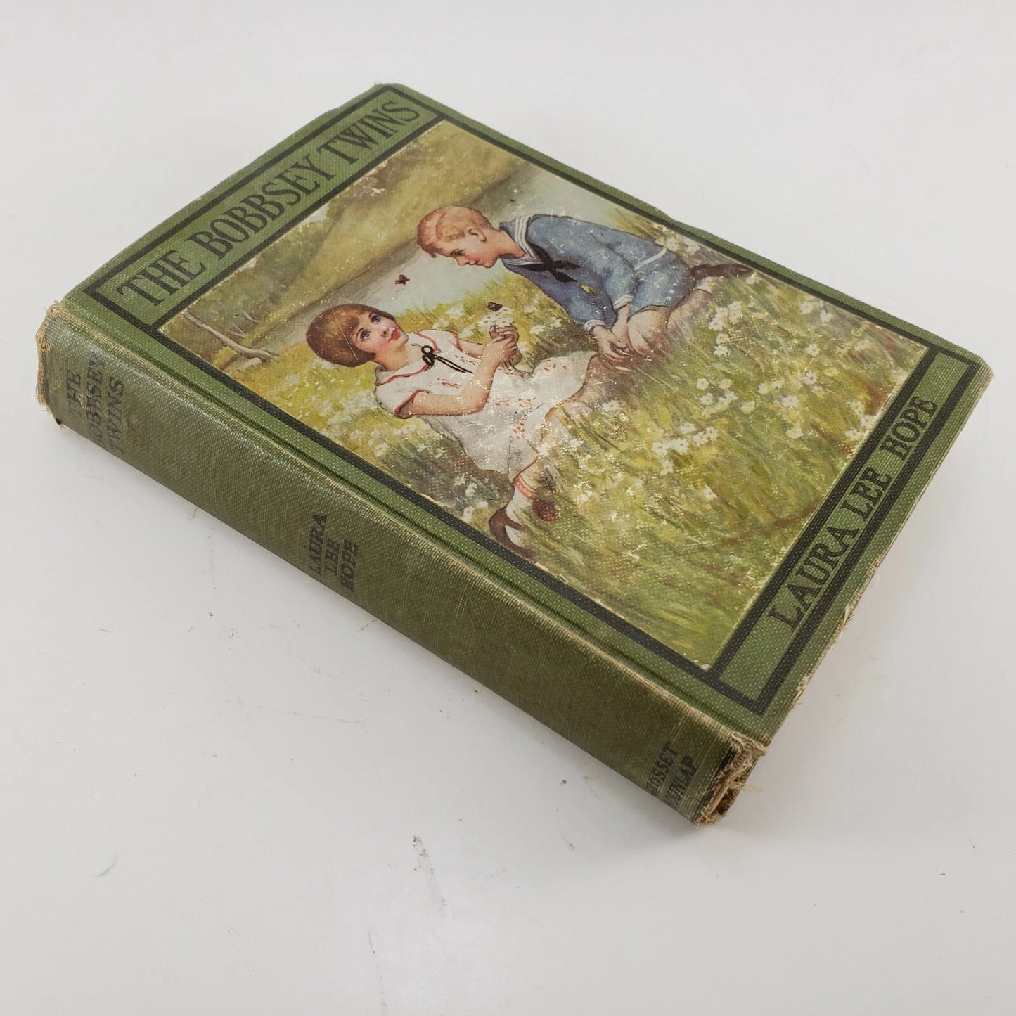 The Bobbsey Twins by Laura Lee Hope 1928 Hardcover DJ Merry Days Indoors Out