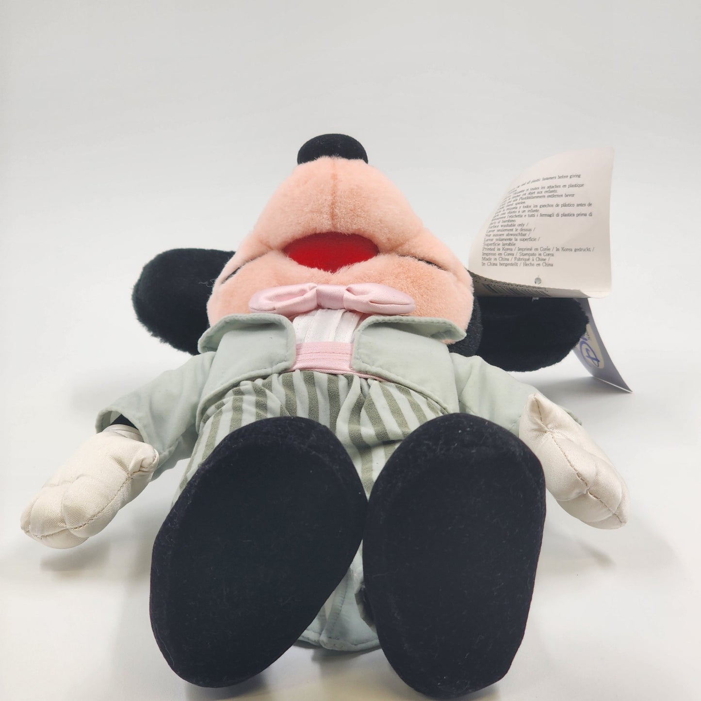 Walt Disney Mickey Mouse Groom Wedding Plush Tuxedo Top Hat Tie Stuffed Toy 12"