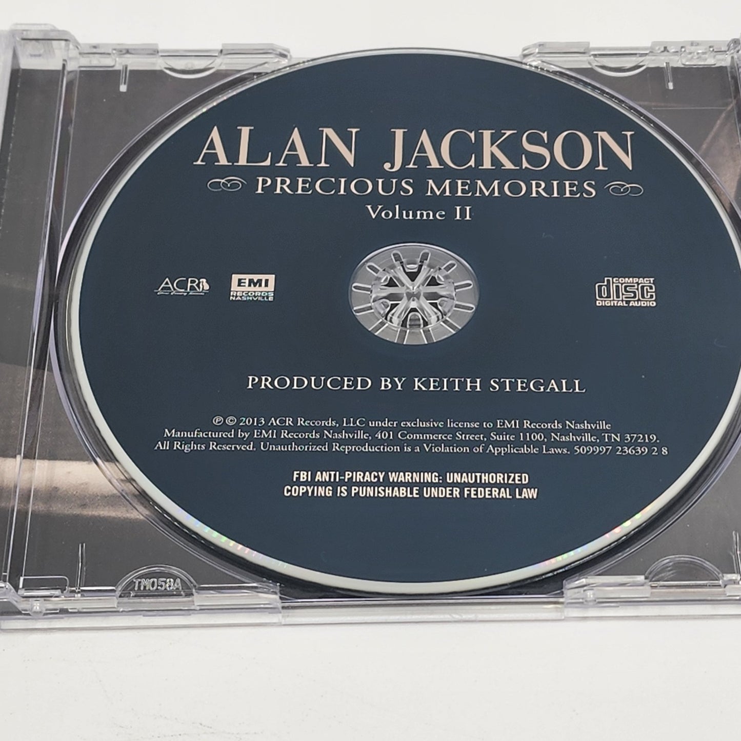 Precious Memories By Alan Jackson Volume 2 Compact Disc Album 2013 Amazing Grace