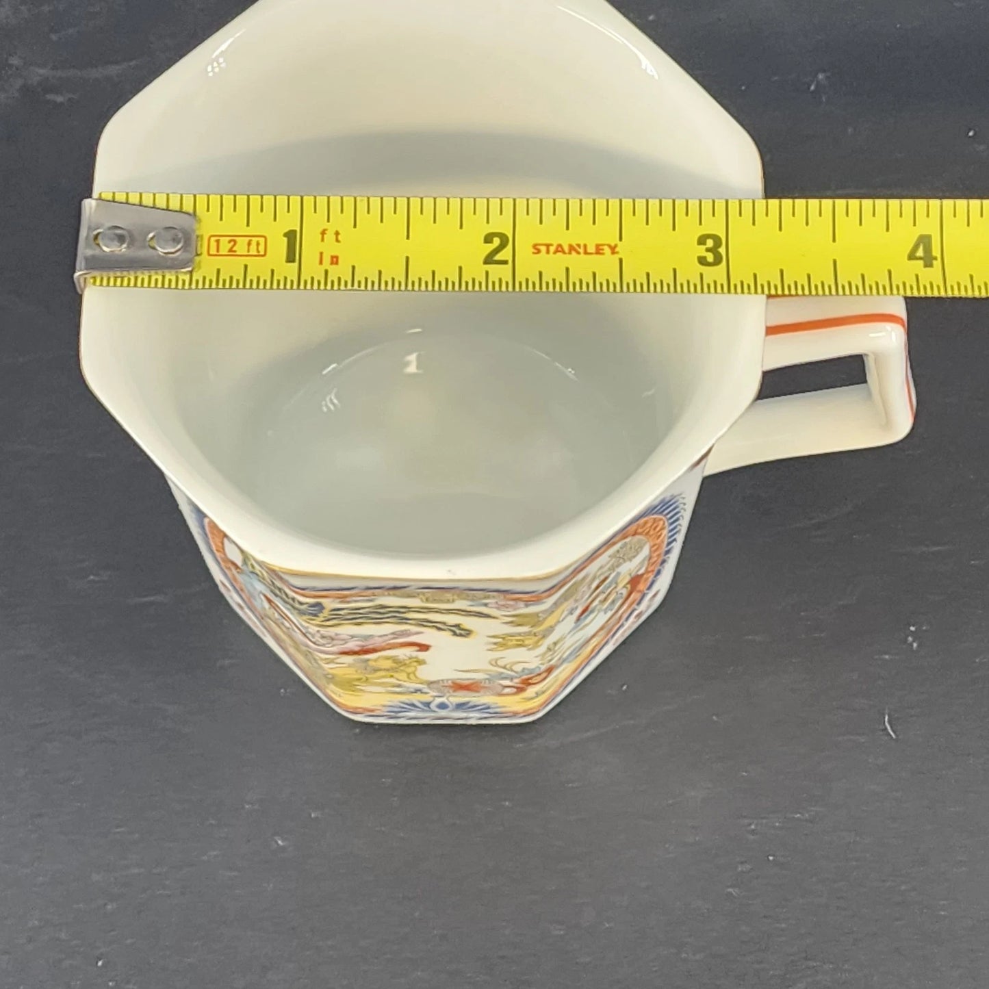Vintage Lenwile Ardalt Chinoiserie Medallion Coffee Cup Japan